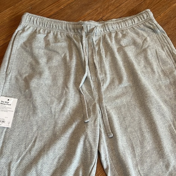 NWT Sonoma men’s gray herringbone pajama pants - Picture 3 of 4